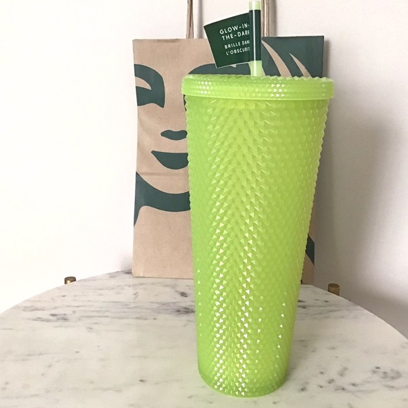 Starbucks Glow in the Dark Studded Bling Halloween Large Venti Tumbler NWT - Picture 2 of 8